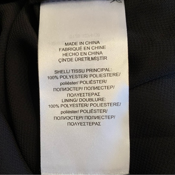 Holiday 🎉🥂Lauren Ralph Lauren Black Velour/Velvet Bell Sleeve Blouse, 6, NWT - Picture 7 of 9